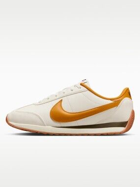 Nike Pacific Leather- Men's Low-Profile Sneaker in Cream & Orange